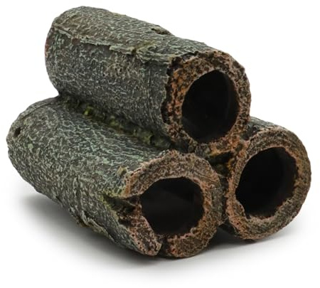 Amtra Deko Shrimp Playground Tubes Décoration Aquarium Eau Douce et Marine en résine pour Aquariums et bassins de Poissons, Non Toxique, Moyen/9 x 7,3 x 7 cm