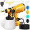FIVAVA Pistola para pintar, pistola pulverizadora para pintar con 4 boquillas y 3 modos de pulverización, pistola pulverizadora de pintura de 1000 ml, pistola de pulverización de pintura de 550 W