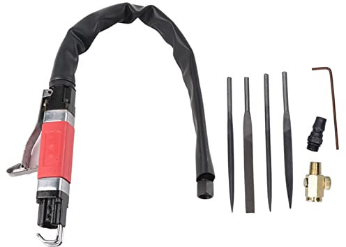 GRCFUMO pneumatisk fil, luftfil pneumatiskt verktyg, pneumatisk polerfil för slipmaskiner hårdvaruverktyg 6.2bar 90psi