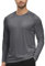 Tyhengta Herren UV-Schutz T-Shirt Schnell Trocknende Strandshirts Langarm Sonnenschutz Tops Sommer Rash Vest UV-Shirts Dunkelgrau,M