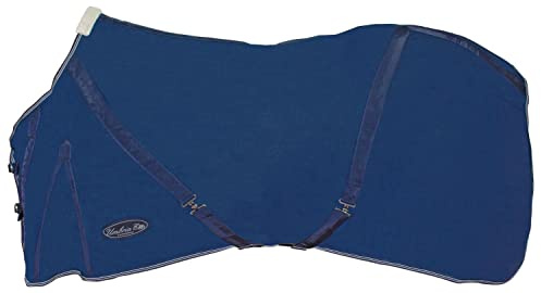 Umbria Equitazione Coperta di Cotone Modello Malaga 145 cm, Blu
