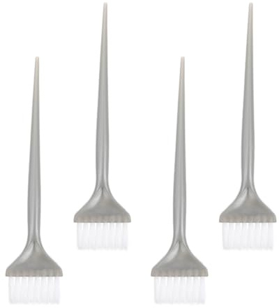 SKISUNO Set 4 Pennelli per Tintura Chioma Setole Flessibili Spazzole per Parrucchieri Professionali per Applicazione Uniforme di Colore e Balsamo Strumenti per Uso Domestico e Saloni