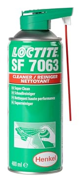LOCTITE SF 7063 Degreaser, Solvent-based Surface and Engine Degreaser, All-Purpose Degreasing Spray, Preparatory Spray for Adhesive Application, 400ml