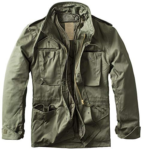urbandreamz M65 Field Jacket Veste de Combat Armée US Army Veste d'hiver Parka Camouflage - Olive, S