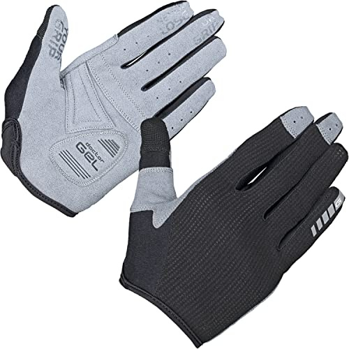 GripGrab Women's Shark Gel-Padded Fullfinger Gravel Mountain-Bike Gloves Long Shock-Absorbing Cushioned Summer Cycling