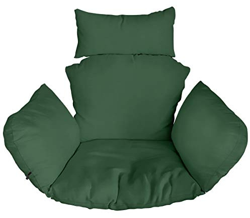 Ferocity Suspendu Hamac Chaise Coussins, Imperméable Siège de Chaise Rembourrage pour Patio Jardin, Balançoire Panier Suspendu Coussin de Siege, Vert [114]