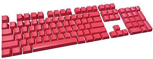 Feicuan Universal 104 Keyset Keycap ABS Colorido Retroiluminado Teclas de Repuesto Cubierta de Llave para Teclado mecánico - Rojo…