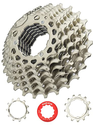 CYSKY 8-velocità ​​11-25T Wide Ratio MTB Mountain Bike Cassetta Adatta per Mountain Bike, Bicicletta da Strada, MTB, BMX (11-25T)
