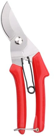 Happyyami Tijeras De Podar Jardin Tijeras Tijeras De Cantear Tijeras De Topiario Tijeras De Poda De Árboles Tijeras De Jardín Tijeras Para Bordes De Césped Acero Inoxidable Rojo