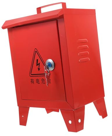 Lurrose Mobile Construction Site Suitcase Outdoor Junction Box Weatherproof Breaker Box for Handheld Electrical Use