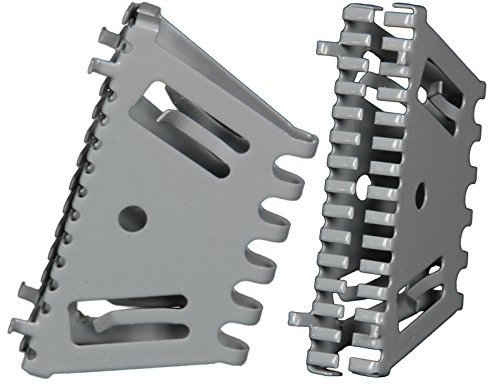 ab 10 Stück Bienenbeisser Fugenlüfter Stoßfugenlüfter rostfrei Farbig mit Antihaftbeschichtung 50 mm Silbergrau RAL 7001 10 Stück