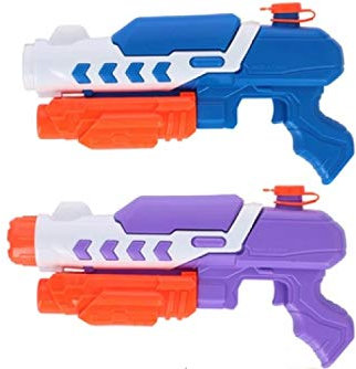 UMKYTOYS 2 Water Pistol Super Soaker Squirt Guns Blaster Toy for Kids Outdoor & Party Water Fun