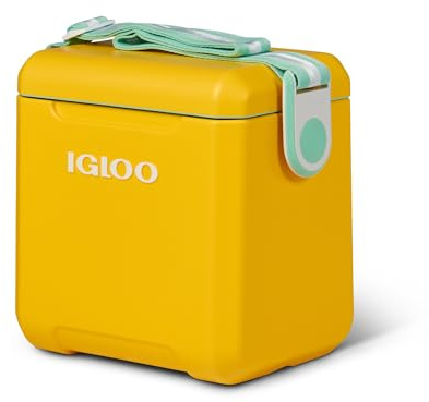 Igloo Yellow 11 Qt Tag Along Too Strapped Picnic Style Cooler