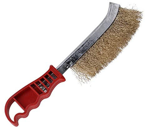 BBQ Barbecue Grill Cleaning Brush with Metal Wire Bristles Rust Remover for Easier and Effective Clean