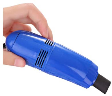 1 PCS Mini Ordinateur Aspirateur USB Clavier Brosse Aspirateur Kit D’Ordinateur Outil pour Enlever Dust Brush USB Keyboard Cleaner (Bleu foncé)