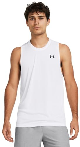 Under Armour Men's UA Tech Tank Shirt White