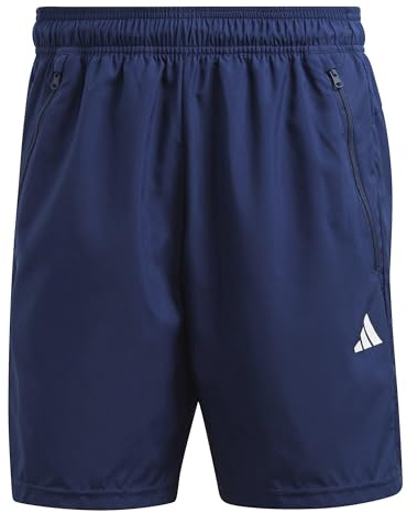 adidas Homme Train Essentials Woven Training Shorts, Dark Blue/White, M 5 inch