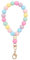 MORSUNBELA Armband Schlüsselanhänger Band Handykette Perlen Handgelenk Handyanhänger Lanyard Handyband Handschlaufe Regenbogen Handyanhänger