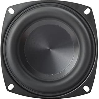 YELEMEABHB Altoparlante for subwoofer 1 Pz 4 pollici 4/8 ohm 40W Altoparlante audio Bass HiFi. Altoparlante di libreria for home theater Fai da te Altoparlante da scaffale(Square 80 O)