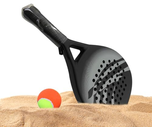 Set di racchette da paddle picklebal, ad alto assorbimento degli urti, impugnatura antiscivolo, racchette da tennis con anima in schiuma, in fibra di carbonio, racchette leggere in fibra di vetro