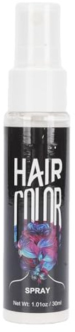 FILFEEL Spray de Coloration Temporaire pour Cheveux, Teinture pour Cheveux Blancs pour Hommes et Femmes, Formule Non Collante Lavable à Séchage Rapide