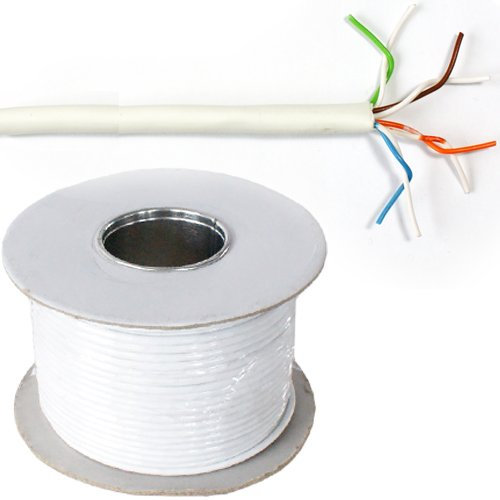 100m Telephone/Communication Cable – 4 Pair 8 Core/Way – Multiline/Multicore Wire Reel – IDC Install Intercom Phone Slave System