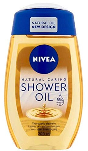 Nivea Shower Oil Natural Caring 200ml From Germany