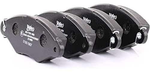 VALEO - Plaquettes de frein First - 301726 - Jeu de 4 plaquettes - Essieu avant - Entièrement équipés avec accessoires montés