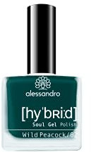 Alessandro Hybrid Lack Wild Peacock – Dunkles Petrol - In Nur 3 Schritten - Perfekte Nägel Ohne Led -Bis Zu 10 Tagen Halt!