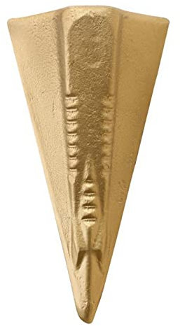 Teahutty Wood Splitter Portable Manual Log Splitter Wedge Diamond Wedge 4-Direction Steel Splitting Wedge Wood Wedge Wedge Tool Less Effort Hand Maul Log Splitting