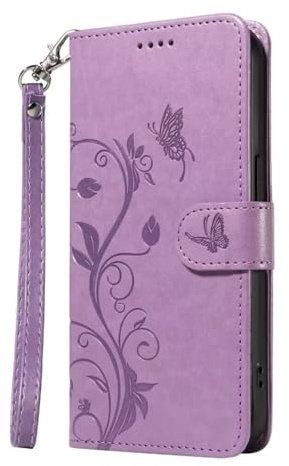 für Sony Xperia 10 V Hülle Baumblume Flip Lederhülle Handyhülle Book PU Leder Tasche Case mit Kartenfach und Magnet Ständer Schutzhülle Handytasche für Sony Xperia 10 V,lila