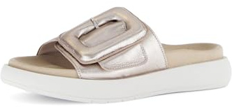 Gabor Damen Pantoletten, Frauen Slipper,Best Fitting,mules,gartenschuhe,sommerschuhe,sommerclogs,sandalen,freizeitschuhe,puder,43 EU / 9 UK