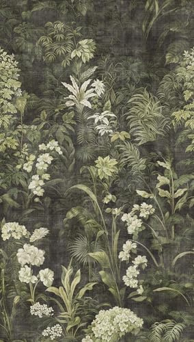 Livingwalls Papier peint panoramique jungle – Crème – XXL 1,59 x 2,80 m