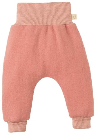 Disana Pumphose Baby & Kinder - 100% Bio-Merino, Leichter Wollwalk – atmungsaktiv & mitwachsend - Unisex Gr. 62 – 104 - nachhaltig & fair – besonders bequem - Made in Germany | Softpink Gr. 86-92