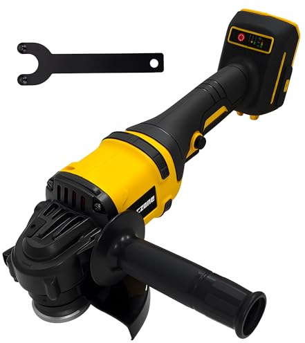 byczone Cordless Angle Grinder for Dewalt 20V MAX Battery, 4-1/2 Power Grinder Tool with 3 Versatile Speed, MAX 8500RPM, Battery Powered Angle Grinder for Cutting, Grinding, Polishing (Tool Only)