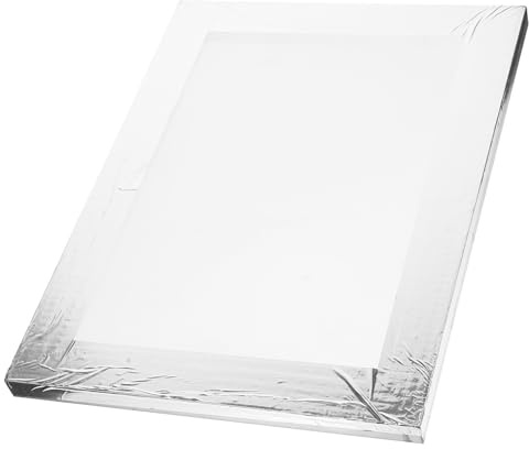 TOVINANNA Marco de Serigrafía Estructura Simple y Resistente Portátil de Aleación de Aluminio para Serigrafía para Trabajos de Bricolaje y Estampado en Telas