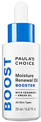 Paula's Choice BOOST Moisture Renewal Oil Booster, Ceramides & Argan Oil Serum for Redness Relief, Dry Skin, 0.67 Ounce