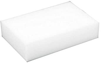 50pcs limpieza magia esponja borrador melamina limpiador espuma multifunción, color blanco