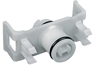 Arçelik Beko Altus 2961000100 ORIGINAL Wassertankventil Ventil Wasserbehälterventil Wassertankflansch Kunststoff weiß 70 x 30 x 42mm Wäschetrockner Trockner Trocknerautomat