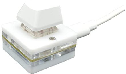 HiCOZZIE RGB Mini 1 Key OSU Gaming Keyboard Photoshop Drawing Keyboard Programming Macro Keypad Mechanical Keyboard, Red Shaft