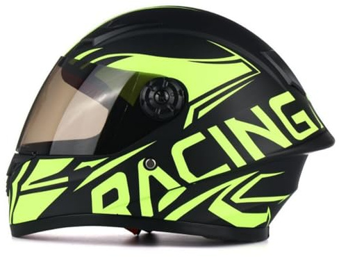 Casco Integrale Da Moto Per Bambini, Casco Integrale Da Moto Per Bambini Con Visiera Parasole, Per Bambini E Bambine Dai 3 Ai 10 Anni, Casco Per Bambini Omologato ECE 22.06 G,L/(51~52cm)