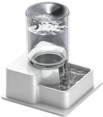 Sollee Distributeur d'eau pour Reptiles - Bol Automatique pour Terrarium | Bac à Eau Dragon Barbu et Fontaine Tortue - pour l'Alimentation et l'Abreuvement des Reptiles et