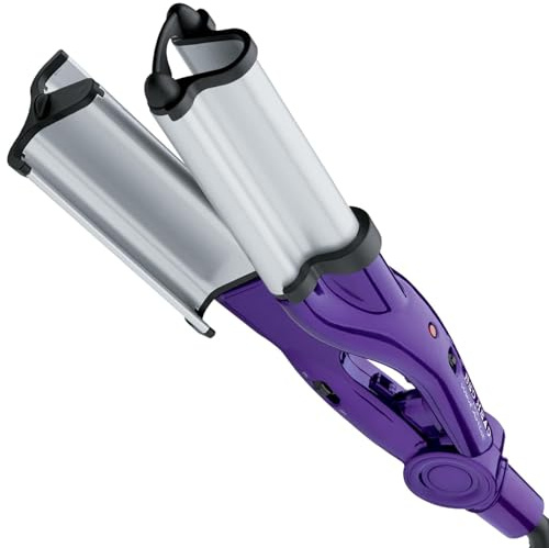 Bed Head Wave Artist Deep Waver | Combat Frizz, Get Long Lasting Results, & Add Massive Shine for Beachy Waves | With Tourmaline Ceramic Technology (Purple)