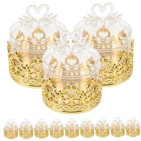 SHOWERORO 12piezas Cajas De Almacenamiento Para Regalos De Inauguración Botes De Dulces Para Fiestas