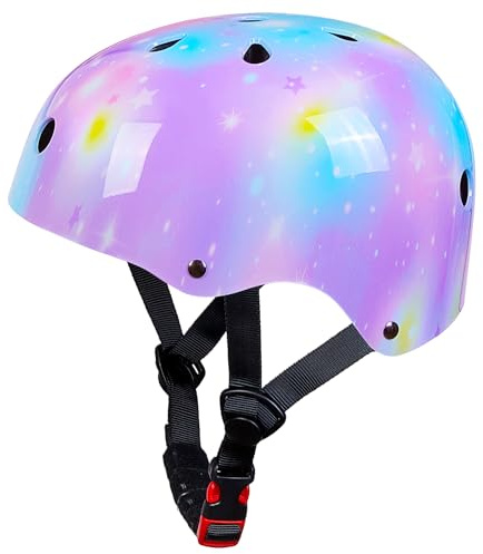 MHJY Fahrradhelm Kinder Helm Kinderhelm Mädchen Skaterhelm Scooter and Ride Helm Jungen Fahrrad Helm Radhelm Größe Einstellbar für 3-8 Jahre