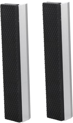 DIYEAH Magnetici per Ganasce Morsa Striscia Protezione Antiscivolo per Utensili da Compatibile con Morse e Trapani a 2 Pezzi