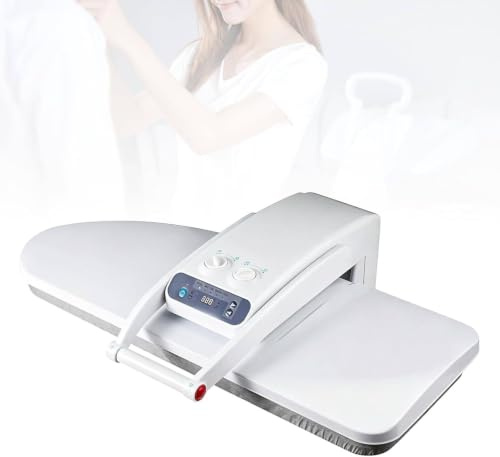 1800w ångpress För Kläder | 89 X 31 Cm Strykyta Med 50 Kg Tryck, Digital LED-Panel, 5 Tyginställningar, 300 Ml Tank