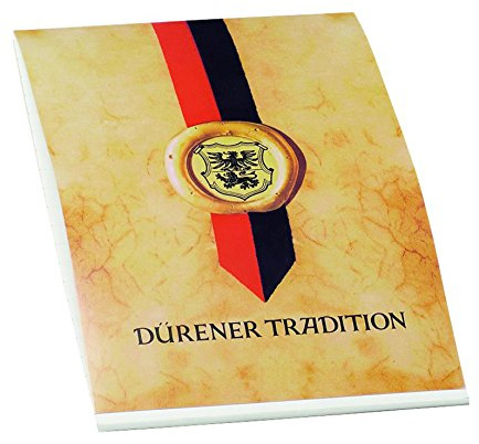 Rössler Papper 20020401 – brevblock DIN A4, 50 ark, torr tradition, satinerad, vit