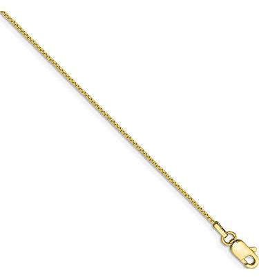 10K Yellow Gold .90Mm Box Chain (Length=7) (Width=0.9)
