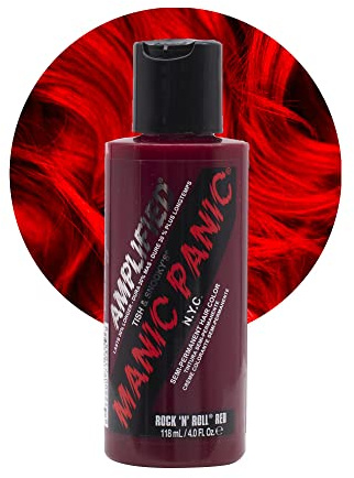 MANIC PANIC Amplified Semi-Permanent Hair Color - Rock & Roll Red 118 ml